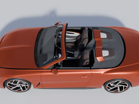 Bentley Mulliner Batur Convertible Modelo 3D