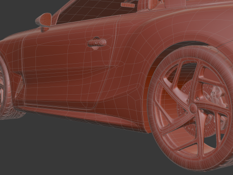 Bentley Mulliner Batur Convertible Modelo 3D
