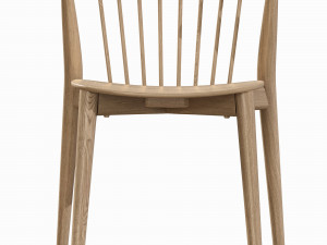 Study chair wooden 3D Model