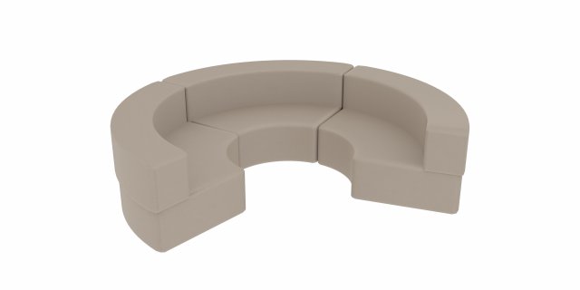 Leather sofa 3D Модель .c4d .max .obj .3ds .fbx .stl .blend 