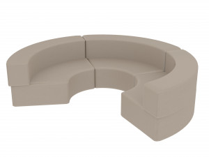 Leather sofa 3D Модель