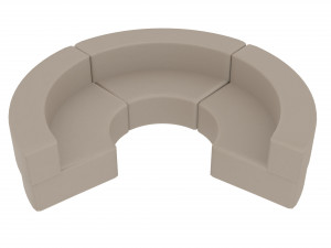 Leather sofa 3D Модель