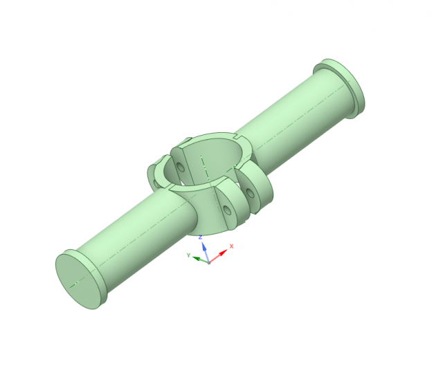 Handle for a xiomi scooter 4 pro 3D Print Model .c4d .max .obj .3ds .fbx .stl .blend