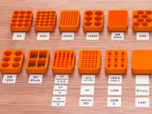 Boxes for batteries Model do druku 3D