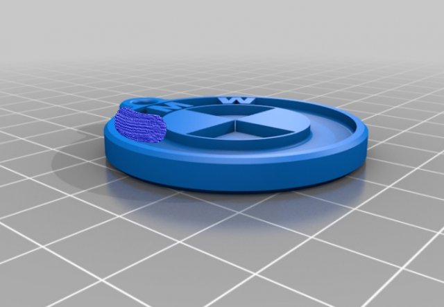 Classic Keychain 3D 打印模型 .c4d .max .obj .3ds .fbx .stl .blend 