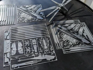 ड्रैगनफ्लाई हेलीकाप्टर 3D प्रिंट मॉडल