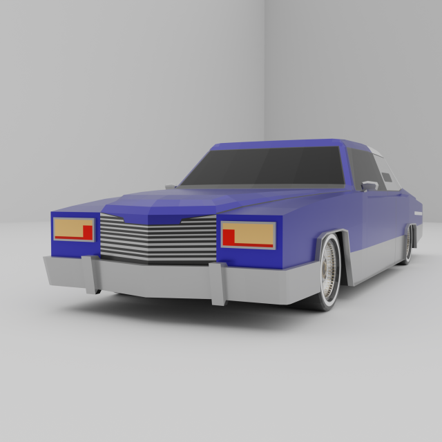 Lowrider car lowpoly 3D Модель .c4d .max .obj .3ds .fbx .stl .blend 
