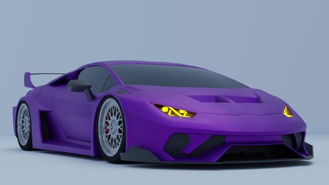 Huracan body kit LB work 3D 模型 .c4d .max .obj .3ds .fbx .stl .blend 