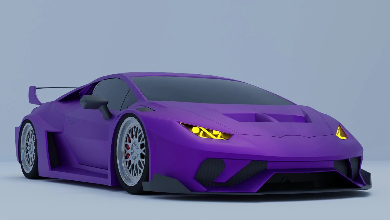 Huracan body kit LB work 3D Model .c4d .max .obj .3ds .fbx .stl .blend 