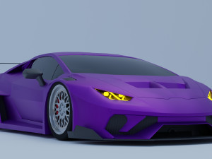 Huracan body kit LB work Modèle 3D