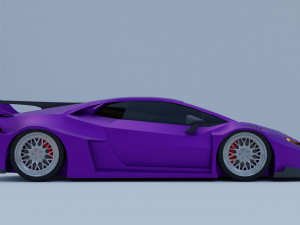 Huracan body kit LB work 3D 模型