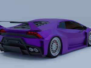 Huracan body kit LB work 3D 模型