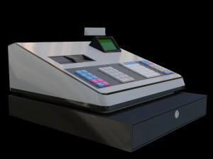 금전 등록기 3D 모델