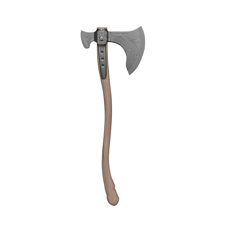 Leviathan Axe GoW 3D प्रिंट मॉडल .c4d .max .obj .3ds .fbx .stl .blend