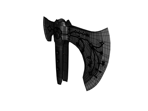 리바이어던 액스 GoW 3D 프린트 모델