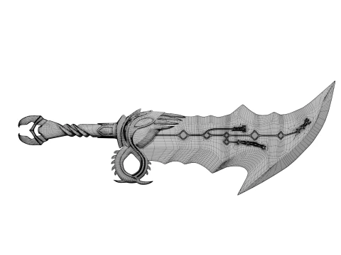 Blades of Chaost 3D Print Model