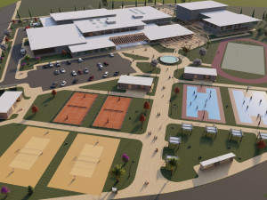 SPORTS CENTER 3D Model