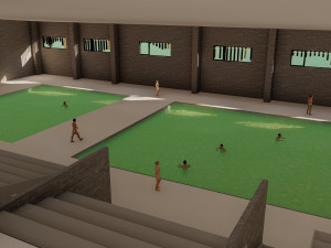 SPORTS CENTER 3D मॉडल