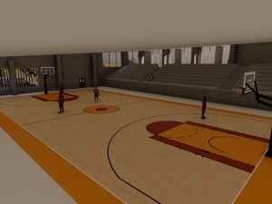 SPORTS CENTER 3D मॉडल