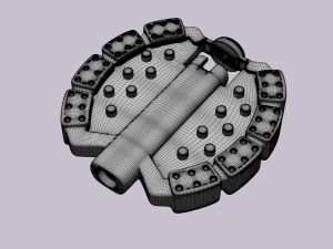 Kids bike pedals 3D Model