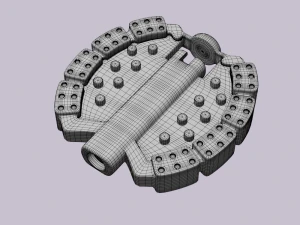 Kids bike pedals 3D Model