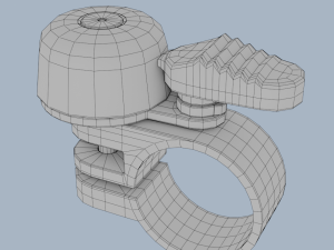 Kids bike bell 3D Model
