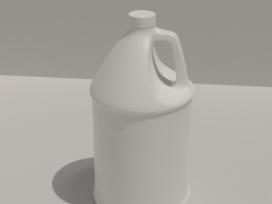 Detergent Bottle Mockup Model 3D