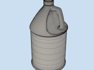 Detergent Bottle Mockup 3D Model
