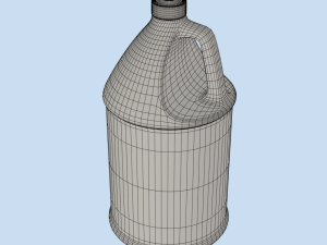 Detergent Bottle Mockup Model 3D