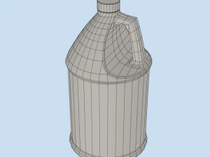 Detergent Bottle Mockup 3D Model