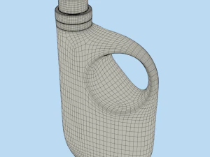 Detergent Bottle Mockup 3D Model