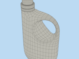 Detergent Bottle Mockup Modelo 3D