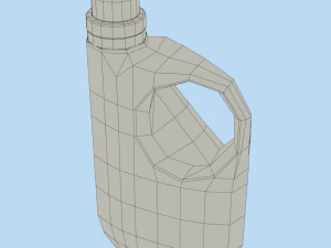 Detergent Bottle Mockup 3D Model