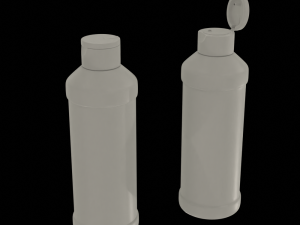 Cosmetic Bottle Mockup 3D Model