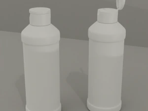 Cosmetic Bottle Mockup 3D Model