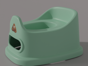 Baby Potty 3Dモデル