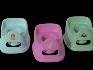 Baby Potty Collection 3Dモデル