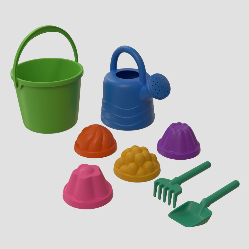 Sand Toys 3D Model .c4d .max .obj .3ds .fbx .stl .blend 