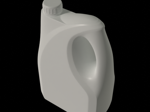 Motor Oil Bottle Mockup 3Dモデル
