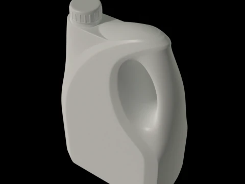 Motor Oil Bottle Mockup 3D Model