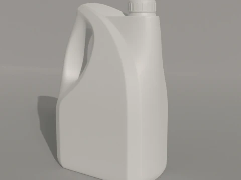 Motor Oil Bottle Mockup 3D Model
