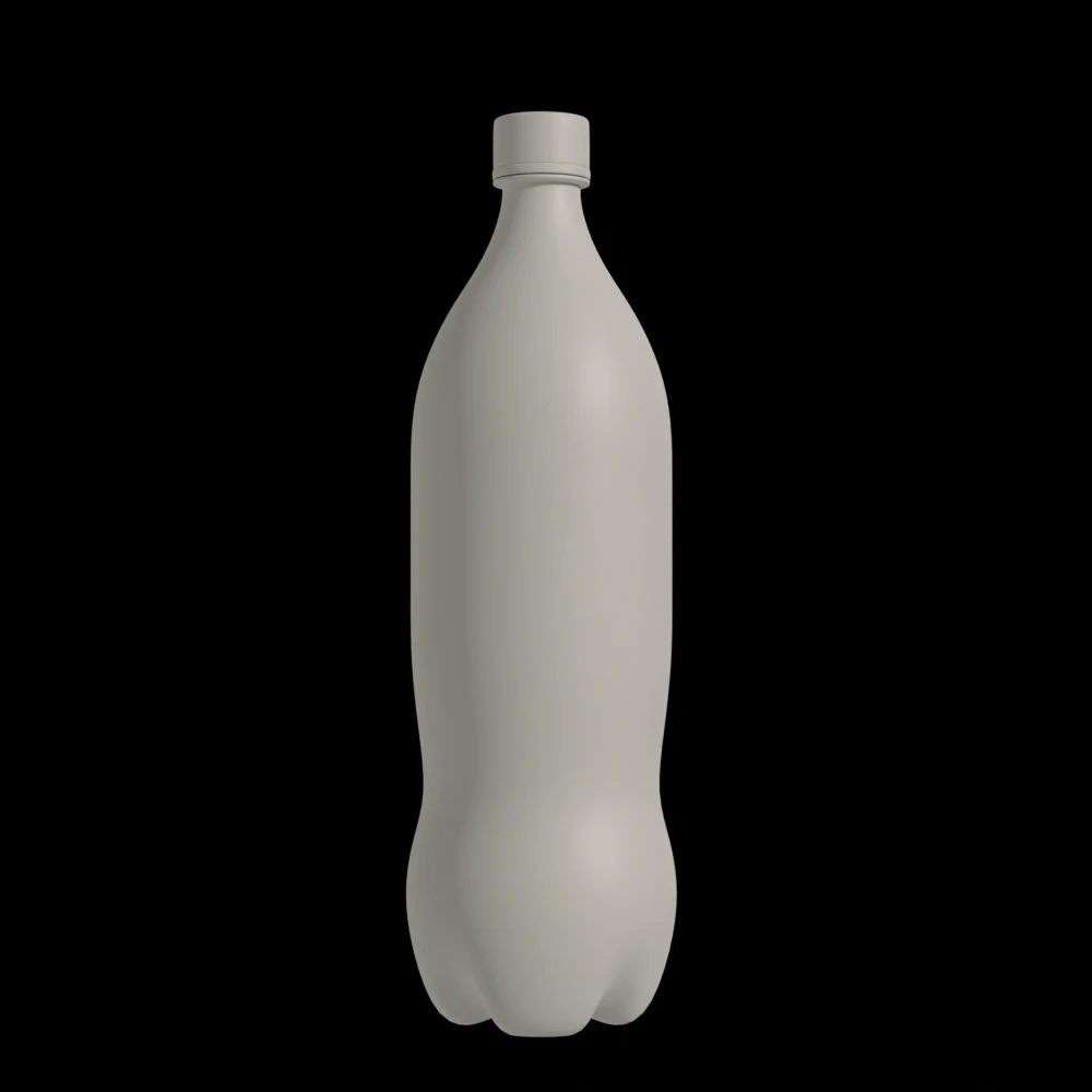 Water Bottle Mockup 3D Model .c4d .max .obj .3ds .fbx .stl .blend