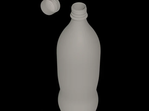 Water Bottle Mockup 3D Model