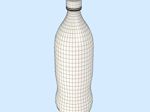 Water Bottle Mockup 3D Model
