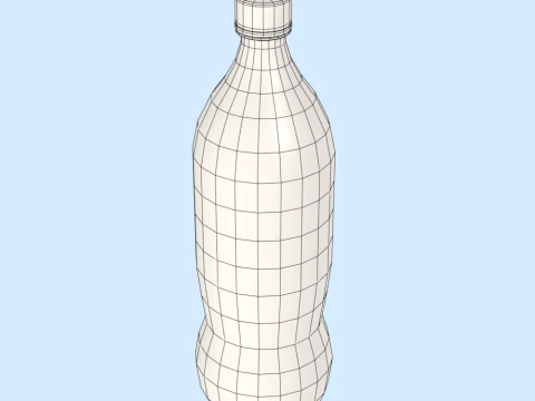 Water Bottle Mockup 3D Model