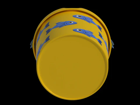 Kids Bucket 3D Model