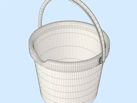 Kids Bucket 3D Model