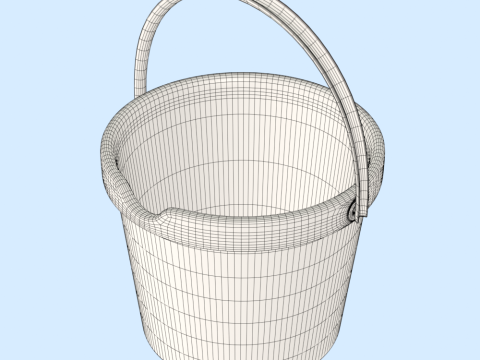 Kids Bucket 3D Model