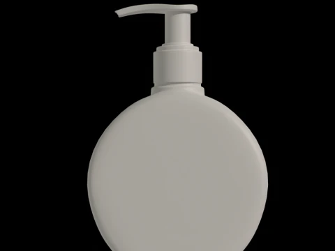 Mockup di bottiglia di lozione Modello 3D