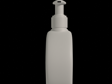 Lotion Bottle Mockup 3D Model